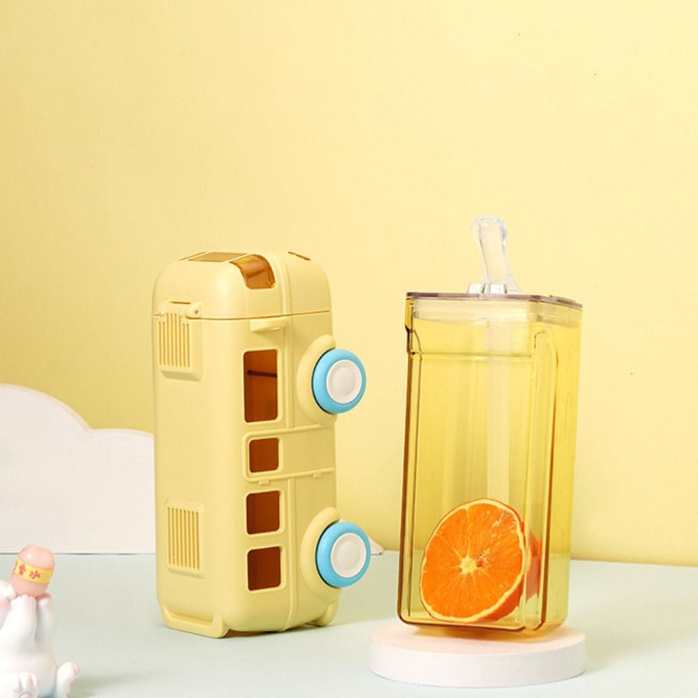 🚌 Imported 500ml Bus Water Bottle for Kids 👧👦