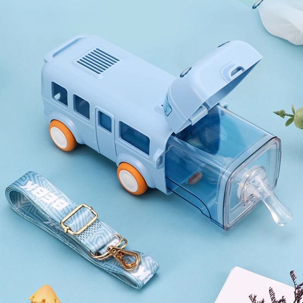 🚌 Imported 500ml Bus Water Bottle for Kids 👧👦